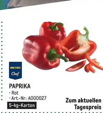 METRO Metro chef paprika Angebot