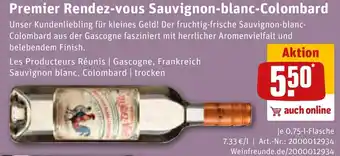 REWE Premier Rendez-Vous Sauvignon Blanc Colombard 0,75 L Flasche Angebot