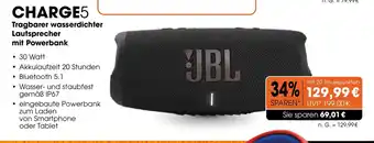 CITTI Markt JBL Bluetooth-Lautsprecher | Charge 5 Angebot