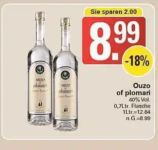 WEZ Ouzo of plomari Angebot