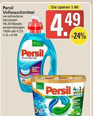 WEZ Persil vollwaschmittel Angebot