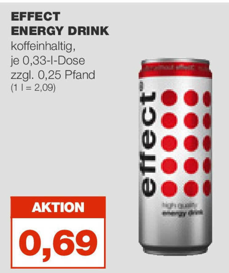 Effect Energy Drink 330ml Angebot bei mein real