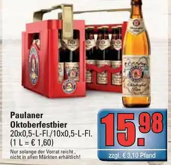 alldrink Paulaner Oktoberfestbier Angebot