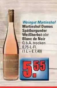 alldrink Weingut Martinshof Martinshof Domus Spätburgunder Weißherbst Oder Blanc De Noir Angebot