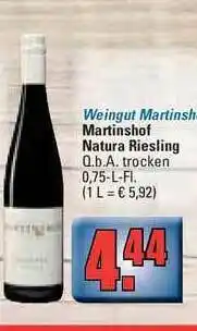 alldrink Weingut Martinshof Martinshof Natura Riesling Angebot