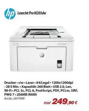 ACom PC Hp Laserjet Pro M203dw Angebot