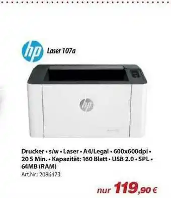 ACom PC Hp Laser 107a Angebot