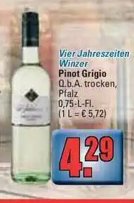 alldrink Vier Jahreszeiten Winzer Pinot Grigio Angebot