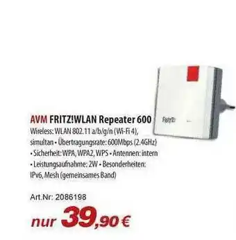 ACom PC Avm Fritz!wlan Repeater 600 Angebot