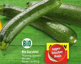 Lidl Bio Zucchini 500 g Angebot