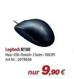 ACom PC Logitech M100 Angebot