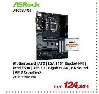 ACom PC Asrock Z390 Pro4 Motherboard Angebot