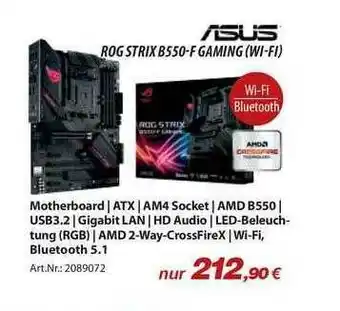 ACom PC Asus Rog Stix B550-f Gaming Wifi Motherboard Angebot