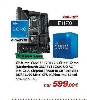 ACom PC Aufrüstkit I7 11700 Angebot