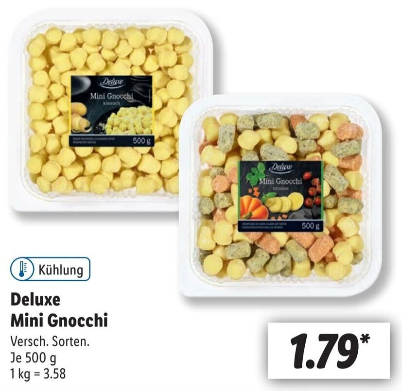 Deluxe Mini Gnocchi 500 g Angebot bei Lidl