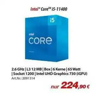 ACom PC Intel Core I5-11400 Angebot