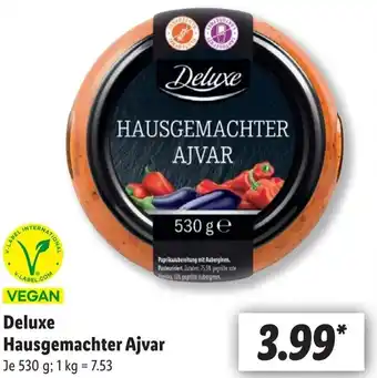 Lidl Deluxe Hausgemachter Ajvar 530 g Angebot