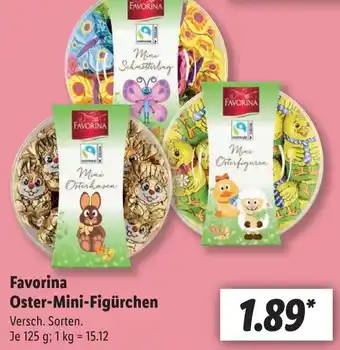 Lidl Favorina Oster Mini Figürchen 125 g Angebot