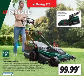 Lidl Parkside Elektro Rasenmäher PRM 1800 B2 Angebot