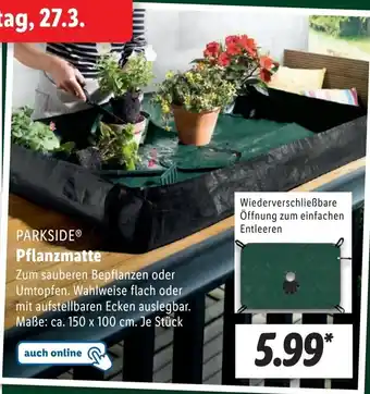 Lidl Parkside Pflanzmatte Angebot