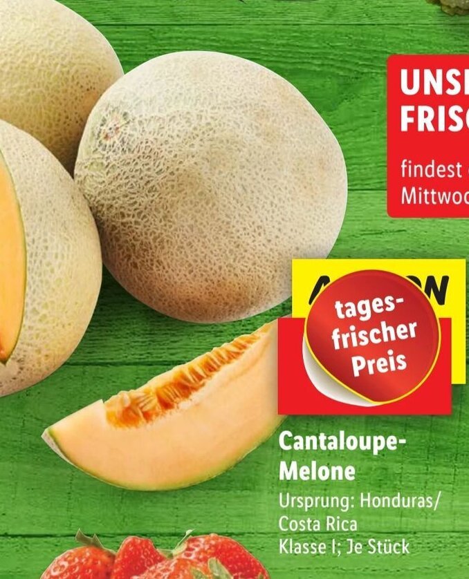 Cantaloupe Melone Angebot bei Lidl