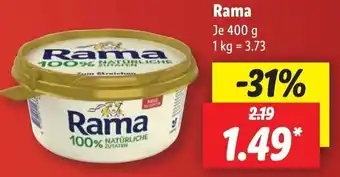 Lidl Rama 400 g Angebot