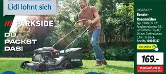 Lidl Parkside Benzin Rasenmäher PBRM 39 C2 Angebot