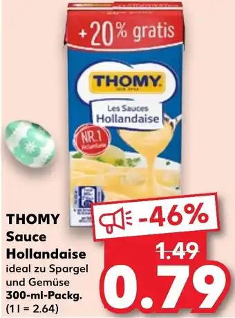 Kaufland Thomy Sauce Hollandaise 300 ml Packg. Angebot