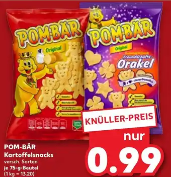 Kaufland Pom Bär Kartoffelsnacks 75 g Beutel Angebot