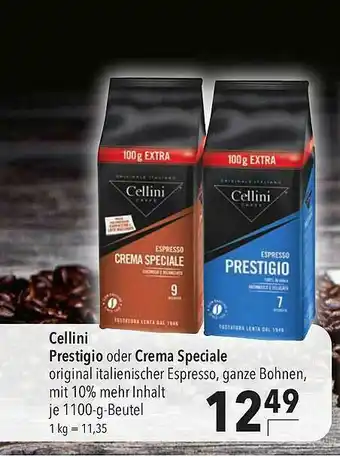 CITTI Markt Cellini Prestigio Oder Crema Speciale Angebot