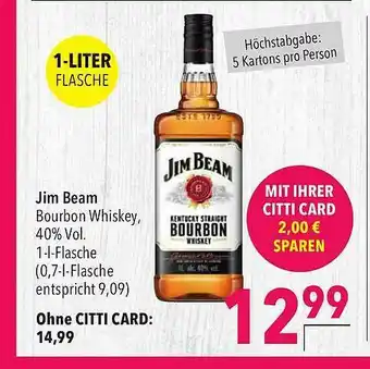 CITTI Markt Jim Beam Angebot