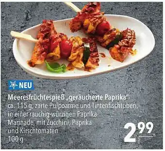 CITTI Markt Meeresfrüchtespieß „geräucherte Paprika” Angebot