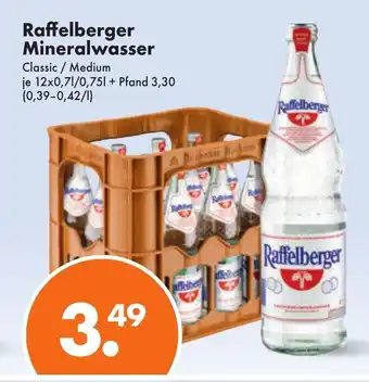 Trink und Spare Raffelberger Mineralwasser 12*700/12*750ml Angebot