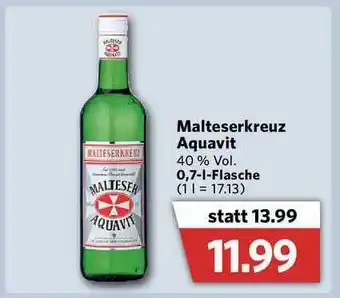 Combi Malteserkreuz Aquavit Angebot