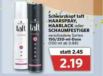 Combi Schwarzkopf Taft Haarspray, Haarlack Oder Schaumfestiger Angebot