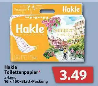 Combi Hakle Toilettenpapier Angebot