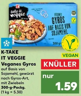 Kaufland K-Take It Veggie Veganes Gyros 300 g Packg. Angebot