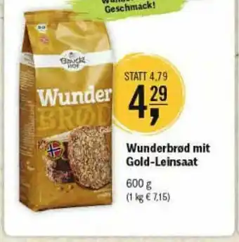 Reformhaus Bacher Bauck Wunderbrød Mit Gold-leinsaat Angebot