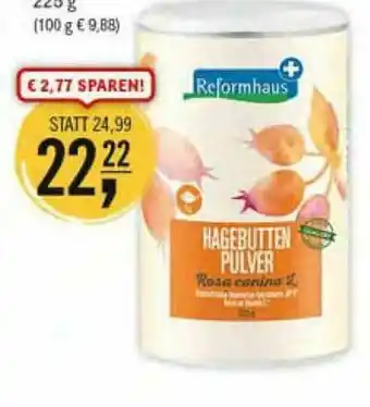 Reformhaus Bacher Reformhaus Hagebutten Pulver Angebot