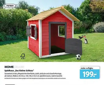 Aldi Süd Home Deluxe Spielhaus „das Kleine Schloss” Angebot