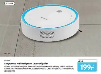 Aldi Süd Medion Saugroboter Mit Intelligenter Lasernavigation Angebot