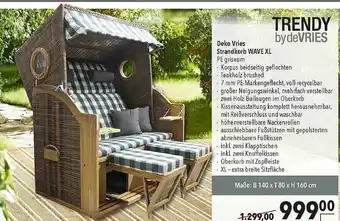 CITTI Markt Deko Vries Strandkorb Wave Xl Angebot