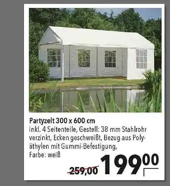 CITTI Markt Partyzelt 300 X 600 Cm Angebot