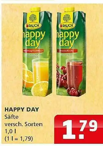 Getränkehaus Happy Day Angebot