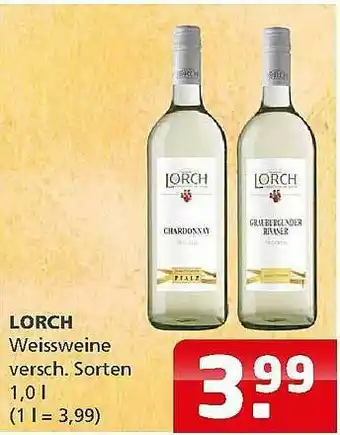 Getränkehaus Lorch Weissweine Angebot