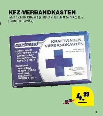 Leitermann Baumarkt Kfz-verbandkasten Angebot