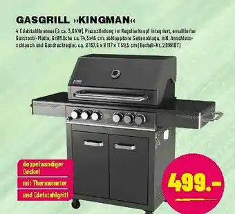 Leitermann Baumarkt Gasgrill Kingman Angebot