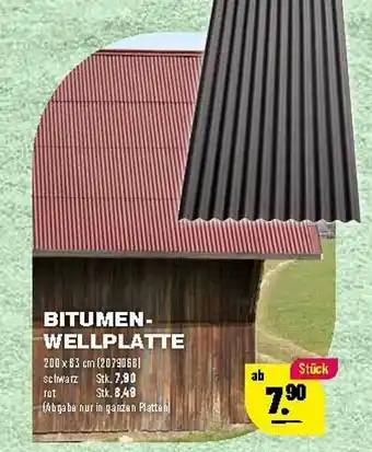 Leitermann Baumarkt Bitumen Wellplatte Angebot