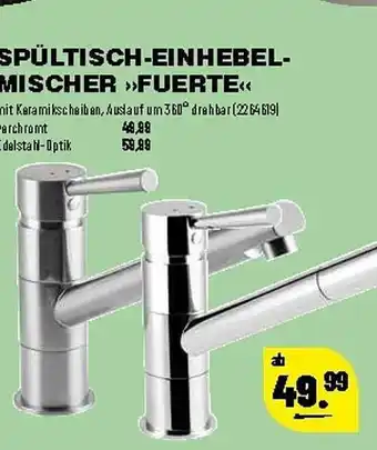 Leitermann Baumarkt Spültisch Einhebelmischer Fuerte Angebot