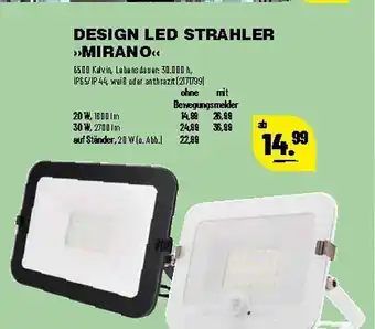 Leitermann Baumarkt Design Led Strahler Mirano Angebot